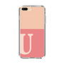 Slim Protection Case［ Original - initial two tone - U pink ］