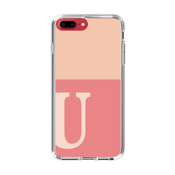 Slim Protection Case［ Original - initial two tone - U pink ］