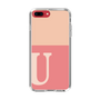 Slim Protection Case［ Original - initial two tone - U pink ］