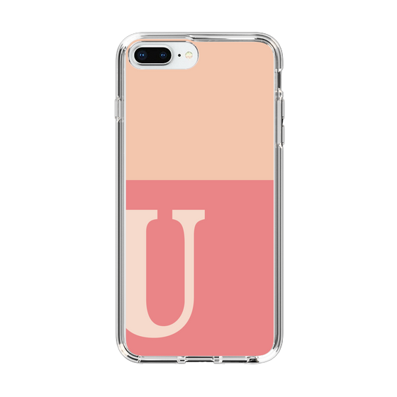 Slim Protection Case［ Original - initial two tone - U pink ］