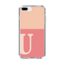 Slim Protection Case［ Original - initial two tone - U pink ］