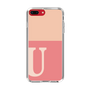 Slim Protection Case［ Original - initial two tone - U pink ］