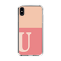 Slim Protection Case［ Original - initial two tone - U pink ］