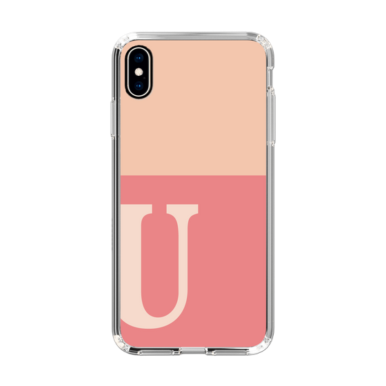 Slim Protection Case［ Original - initial two tone - U pink ］