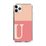 Slim Protection Case［ Original - initial two tone - U pink ］