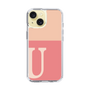 Slim Protection Case［ Original - initial two tone - U pink ］
