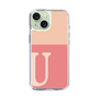 Slim Protection Case［ Original - initial two tone - U pink ］