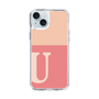 Slim Protection Case［ Original - initial two tone - U pink ］