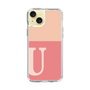 Slim Protection Case［ Original - initial two tone - U pink ］