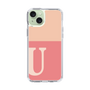 Slim Protection Case［ Original - initial two tone - U pink ］
