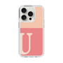 Slim Protection Case［ Original - initial two tone - U pink ］
