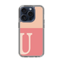 Slim Protection Case［ Original - initial two tone - U pink ］