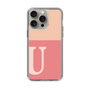Slim Protection Case［ Original - initial two tone - U pink ］