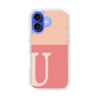 Slim Protection Case［ オリジナル - initial two tone - U pink ］