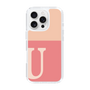 Slim Protection Case［ オリジナル - initial two tone - U pink ］