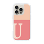 Slim Protection Case［ オリジナル - initial two tone - U pink ］