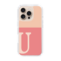 Slim Protection Case［ オリジナル - initial two tone - U pink ］