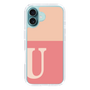 Slim Protection Case［ オリジナル - initial two tone - U pink ］