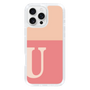 Slim Protection Case［ オリジナル - initial two tone - U pink ］