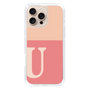 Slim Protection Case［ オリジナル - initial two tone - U pink ］
