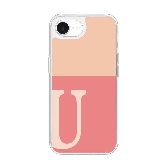 Slim Protection Case［ Original - initial two tone - U pink ］