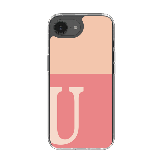 Slim Protection Case［ Original - initial two tone - U pink ］