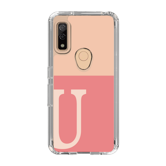 Slim Protection Case［ Original - initial two tone - U pink ］