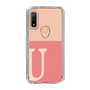 Slim Protection Case［ Original - initial two tone - U pink ］