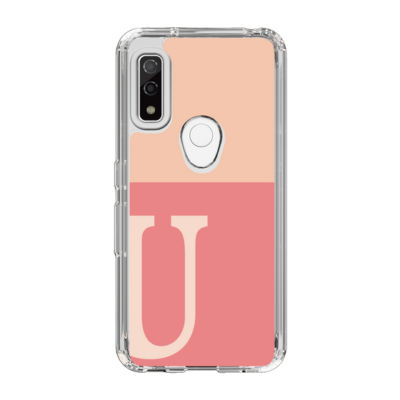 Slim Protection Case［ Original - initial two tone - U pink ］