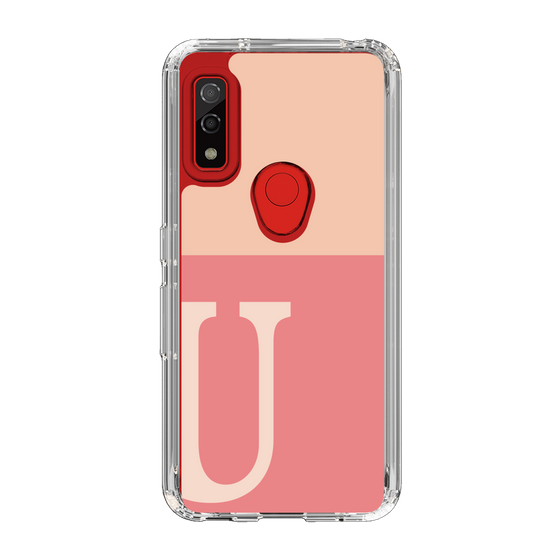 Slim Protection Case［ Original - initial two tone - U pink ］