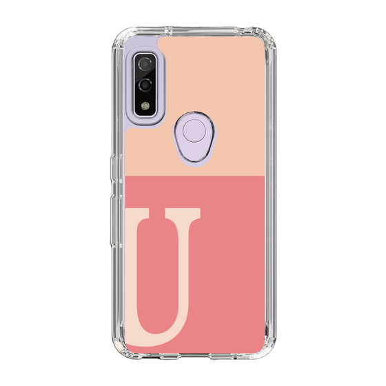 Slim Protection Case［ Original - initial two tone - U pink ］