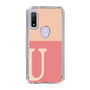 Slim Protection Case［ Original - initial two tone - U pink ］