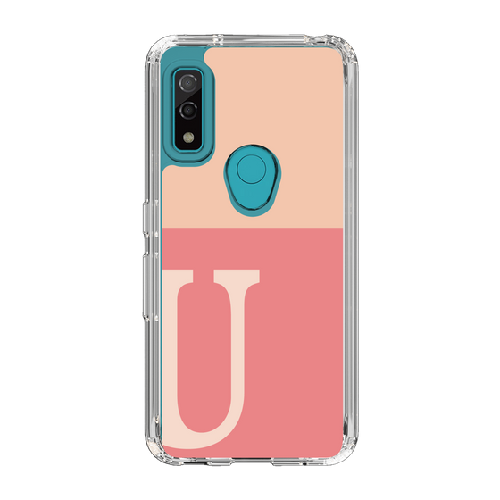 Slim Protection Case［ Original - initial two tone - U pink ］