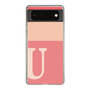 Slim Protection Case［ Original - initial two tone - U pink ］