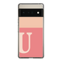 Slim Protection Case［ Original - initial two tone - U pink ］