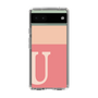 Slim Protection Case［ Original - initial two tone - U pink ］