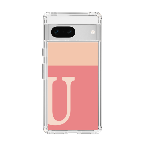 Slim Protection Case［ Original - initial two tone - U pink ］