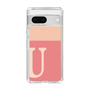 Slim Protection Case［ Original - initial two tone - U pink ］