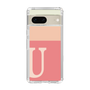 Slim Protection Case［ Original - initial two tone - U pink ］
