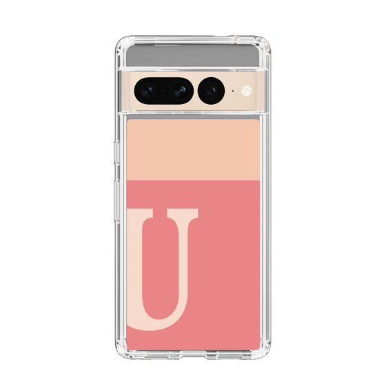 Slim Protection Case［ Original - initial two tone - U pink ］