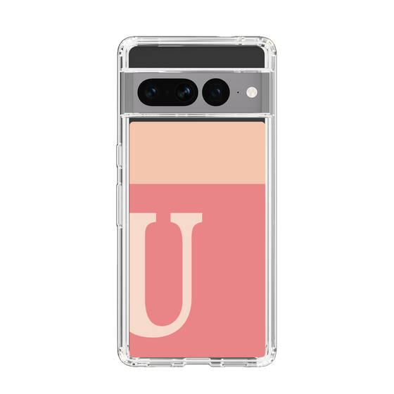 Slim Protection Case［ Original - initial two tone - U pink ］