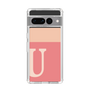 Slim Protection Case［ Original - initial two tone - U pink ］