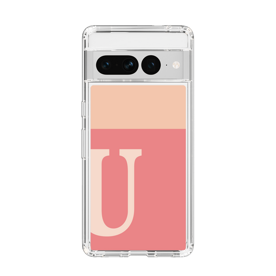Slim Protection Case［ Original - initial two tone - U pink ］