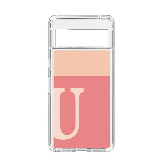 Slim Protection Case［ Original - initial two tone - U pink ］