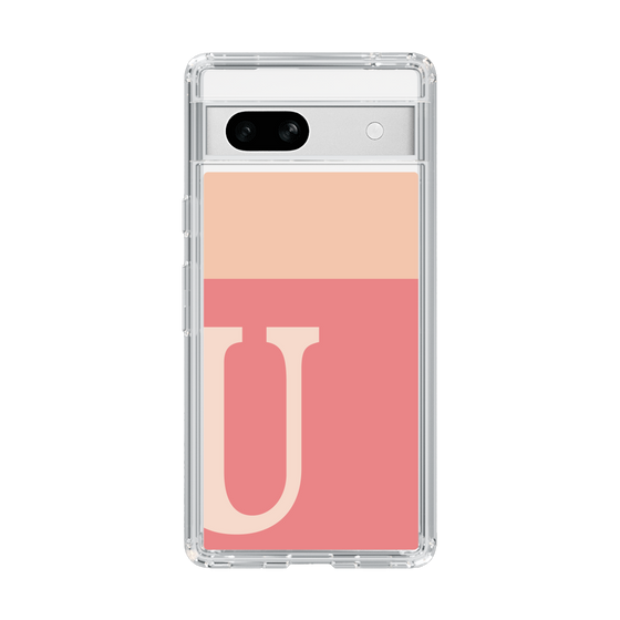 Slim Protection Case［ Original - initial two tone - U pink ］