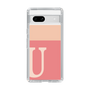 Slim Protection Case［ Original - initial two tone - U pink ］