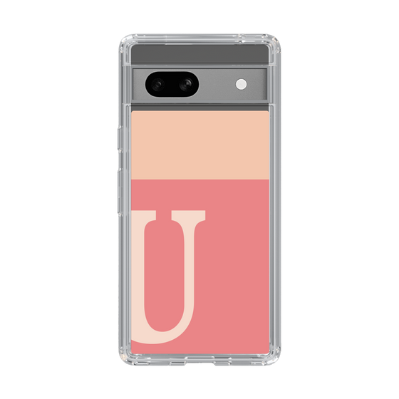 Slim Protection Case［ Original - initial two tone - U pink ］