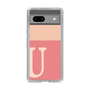 Slim Protection Case［ Original - initial two tone - U pink ］
