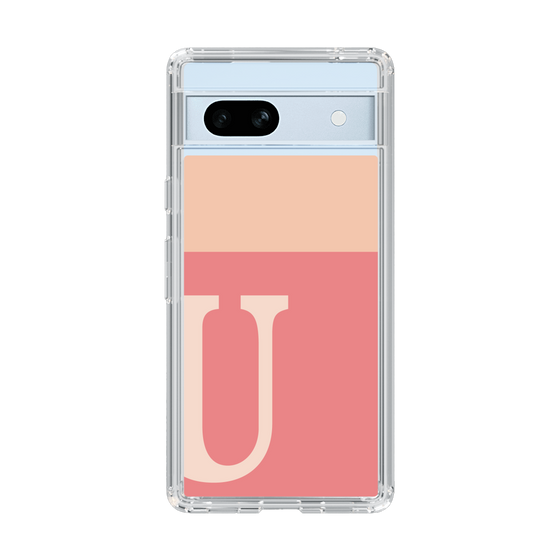 Slim Protection Case［ Original - initial two tone - U pink ］