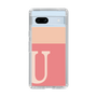 Slim Protection Case［ Original - initial two tone - U pink ］